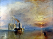 212/turner, joseph mallord william - the fighting temeraire tugged to her last berth to be broken up